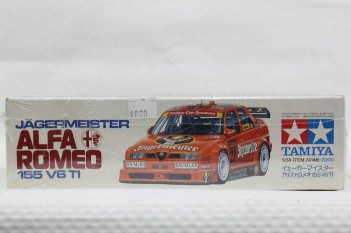 統一模型】TAMIYA《JAGERMEISTER ALFA ROMEO 155 V6 TI》 1:24 # 24148