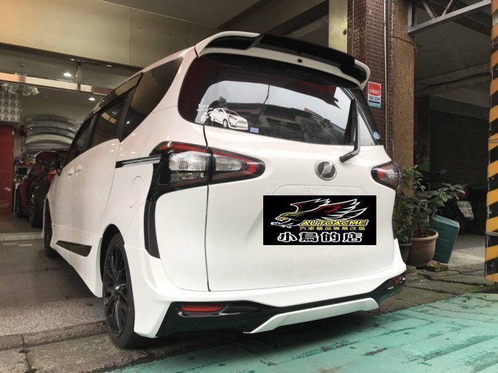 【小鳥的店】豐田 2016-2024 Sienta Modellista 日本原裝進口 Sienta 雙色擾流 大尾翼