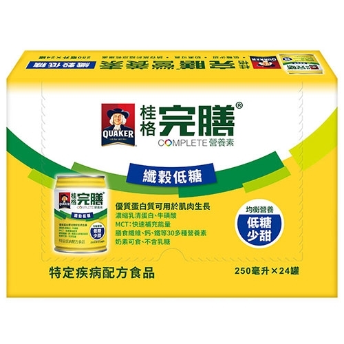 桂格完膳營養素纖穀口味250ml x24入箱【愛買】