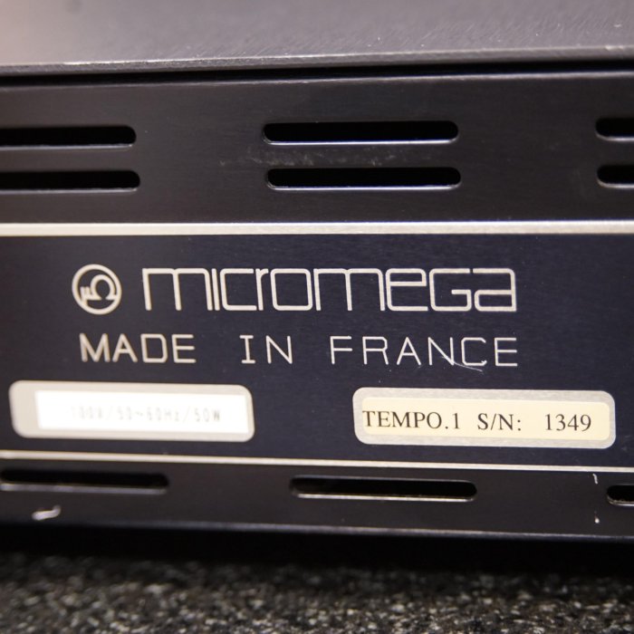 現稼働機　フランス MICROMEGA TEMPO 1 美品 4日間だけ 現稼働機 フランス MICROMEGA TEMPO 1 美品 - メルカリ