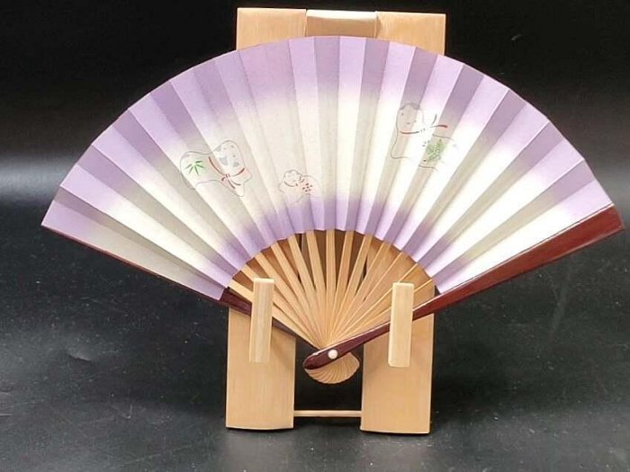 日本回流竹骨絹扇，推薦收藏御舞扇花舞扇子御舞扇折扇字畫扇子道具