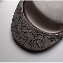 中国　中古硯　清代　火捺紋采端硯 中国中古硯清代火捺紋采端硯