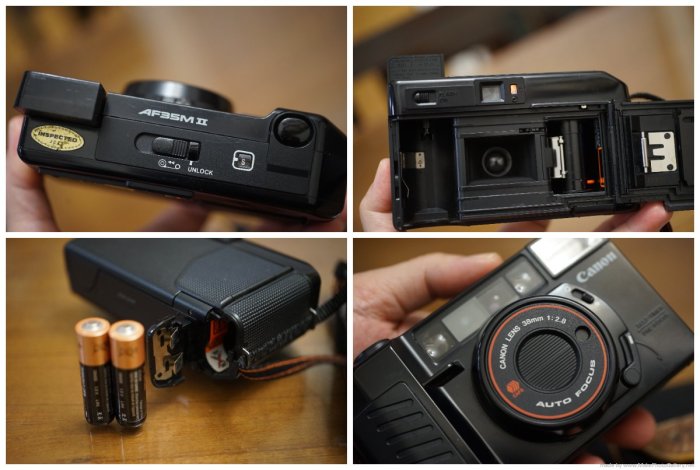 售】剛保養Canon AF35M II 38mm F2.8大光圈街拍底片機送電池約85成新