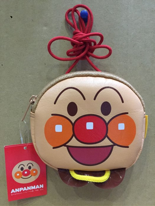 ［變身館日本服飾］～ANPANMAN~麵包超人～零錢包～細菌人～小病毒～藍精靈～合成皮革～日本購入～日本製~全新現品