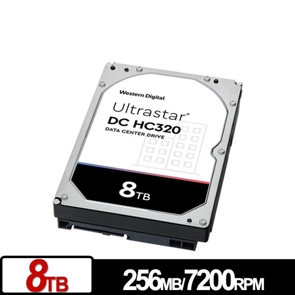 1416時間・起動5回】WD ULTRASTAR DC HC320 8TB 1416時間・起動5回】WD
