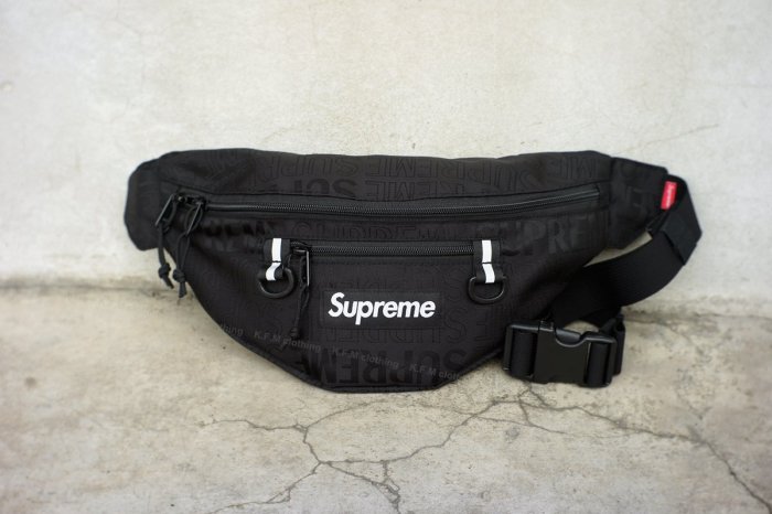 K.F.M 】SUPREME 19ss 46th Waist Bag 小包腰包滿版Logo | Yahoo拍賣