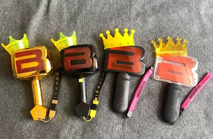 bigbang 手 燈 偽開箱 BIGBANG第4代皇冠手燈 Light Stick 電池