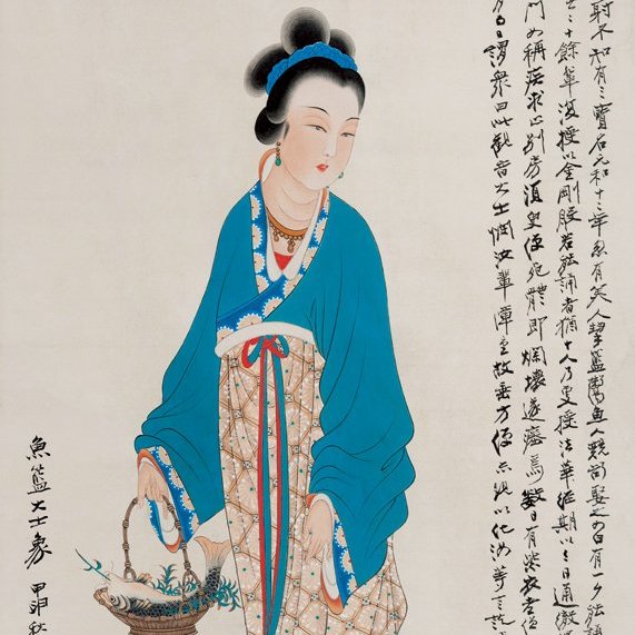 張大千 人物畫 张大千人物画《敦煌莫高窟初唐画大士像》拍得5052万港币-艺术
