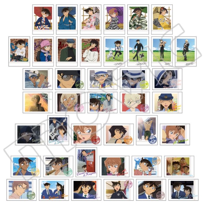 出清。新品)名探偵コナン ぱしゃこれ vol.2。名偵探柯南拍立得寫真卡片