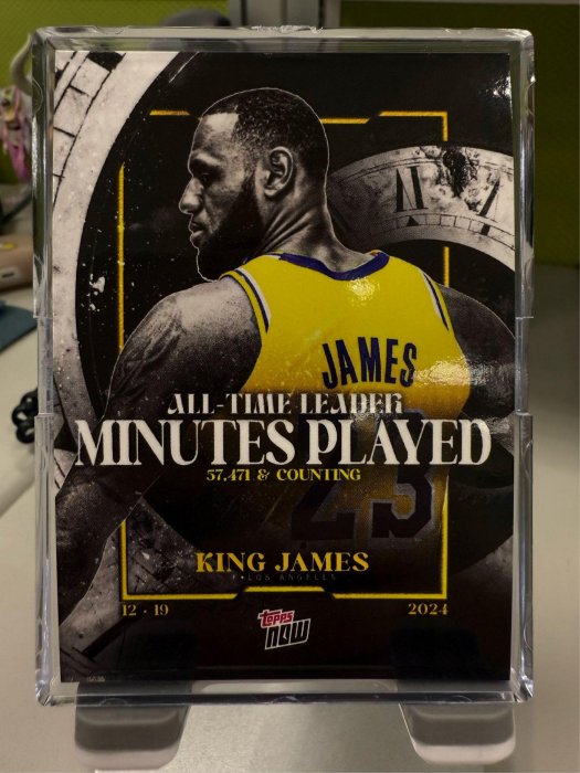 現貨 LeBron James 2024-25 TOPPS NOW® 紀念限量球員卡 Card 10