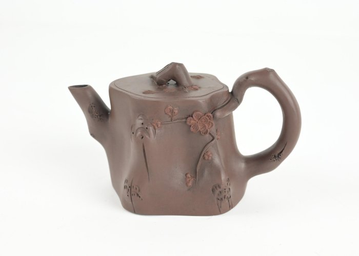紫砂壺 宜興紫砂壺老紫泥方器四方坦然茶壺150cc – 嵐雲茶業