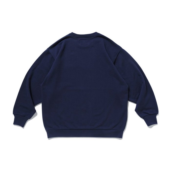 トップス WTAPS 22ss ACADEMY SWEATER LARGE WTAPS DOUBLE TAPS 22SS ACADEMY SWEATER LOGO PRINT CREW NECK