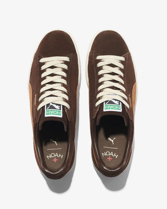 日本製PUMA x Noah MIJ Suede Classic 聯名款咖啡色。太陽選物社