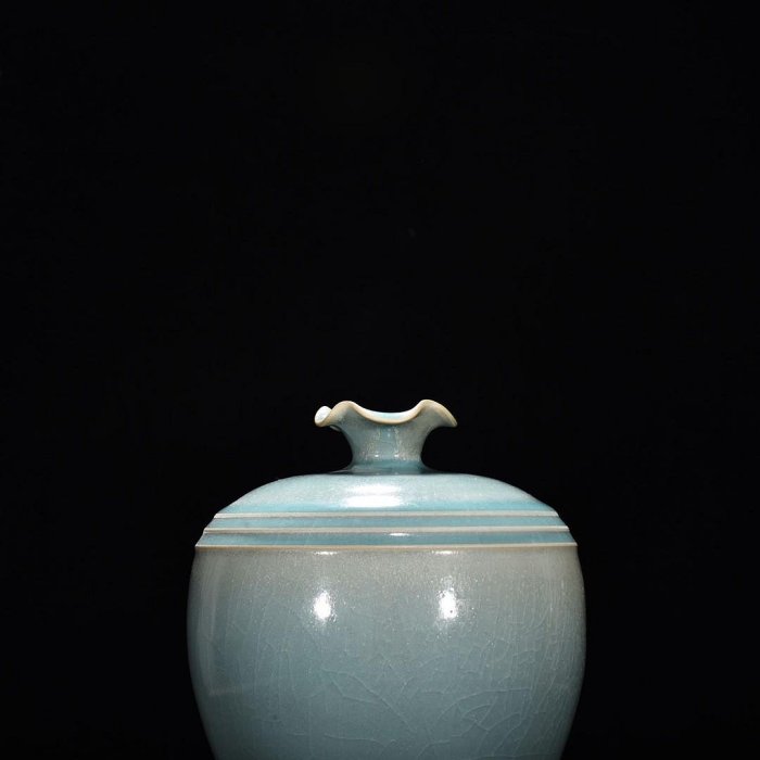 古美味】岡田裕造 紅萩割高台茶碗 茶道具 保証品 Wb1P
