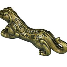 時光銅虎符擺件古玩銅器黃銅實心虎符印章兵符權力信物家居辦公室