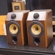 [ 一元音響 ] 品相漂亮 難得銘品 正英國製 B&W CDM1 SE 高階 二音路書架喇叭 一元起標