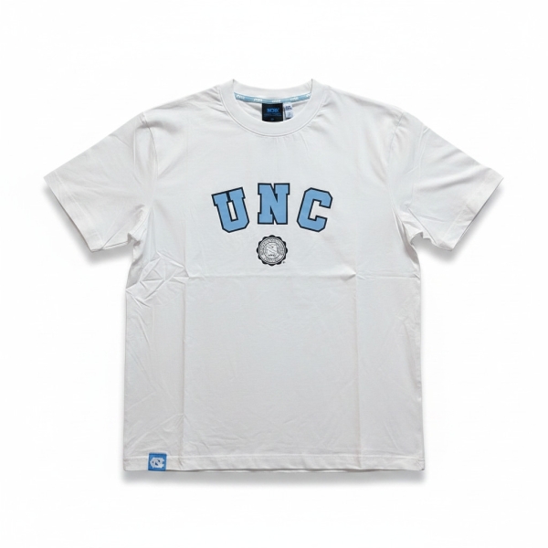 NCAA 短T 白色 UNC 學校縮寫 短袖 上衣 中性 7625101400