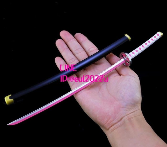 現貨- 送刀架】『 栗花落香奈乎』25.5cm ( 日輪刀) 刀劍槍武器兵器模型