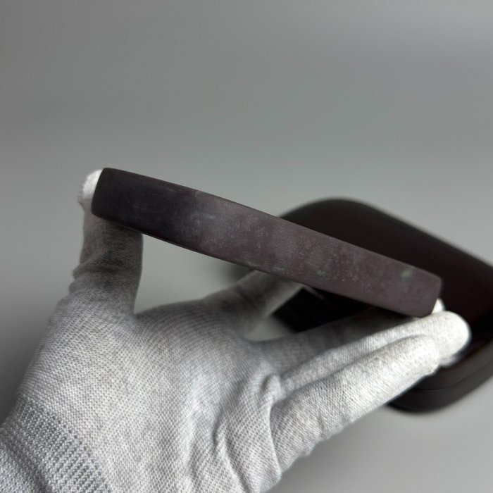 端砚 端硯紫端硯紫淌池素硯掌中硯坑仔巖80年代| Yahoo拍賣
