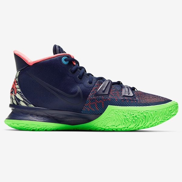 NIKE Kyrie 7 EP 男鞋籃球厄文包覆抓地力Air Zoom 緩震藍【運動世界