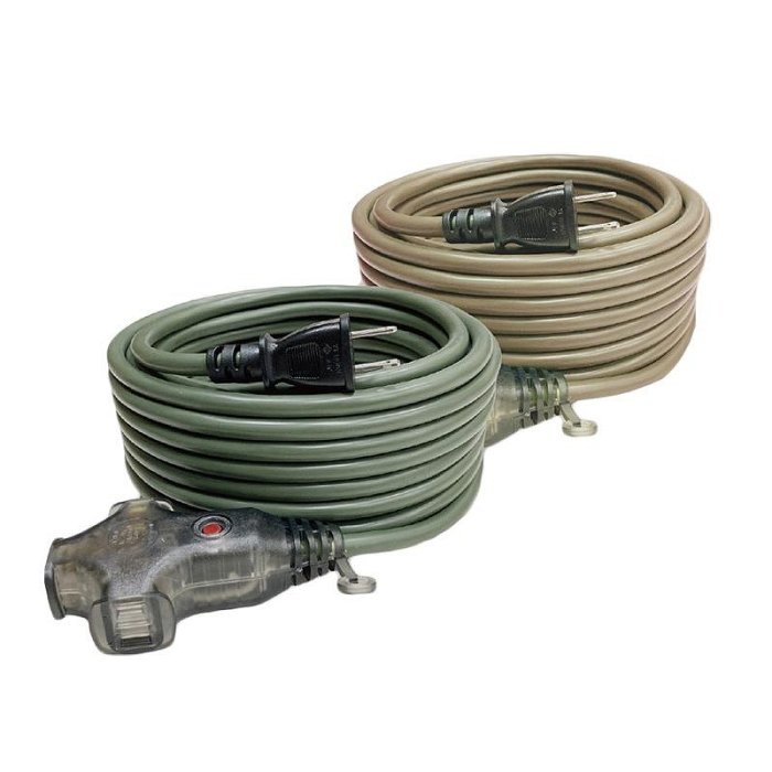 【珍愛頌】DC070 台灣製 新安規 動力延長線 2P三插座附燈 動力線 露營延長線 工業延長線 防水延長線 過載保護