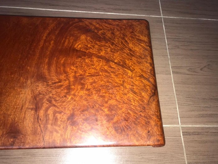 古董老件緬甸花梨木癭木榴瘤一木整挖下卷几桌台座花台底座香几案上几乾