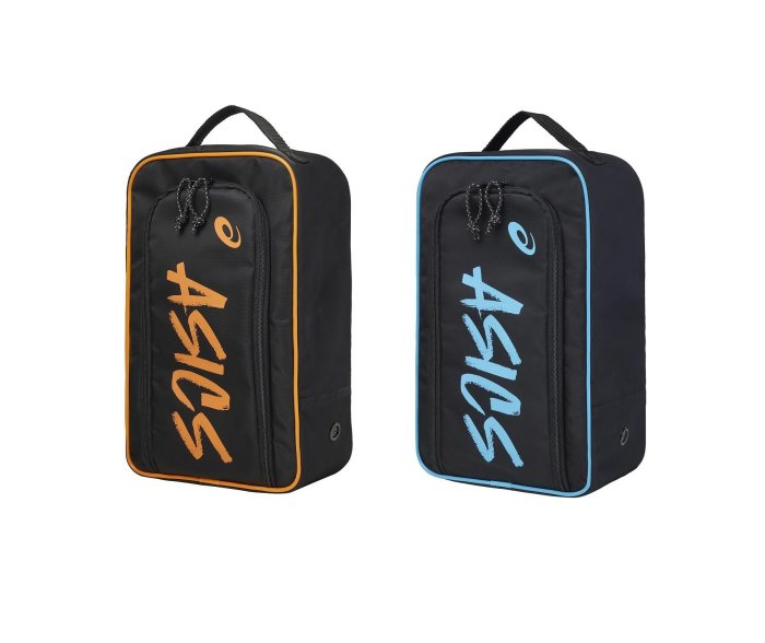 【曼森體育】ASICS 亞瑟士 鞋袋 男女中性款 訓練配件 3033C342 藍色 黃色