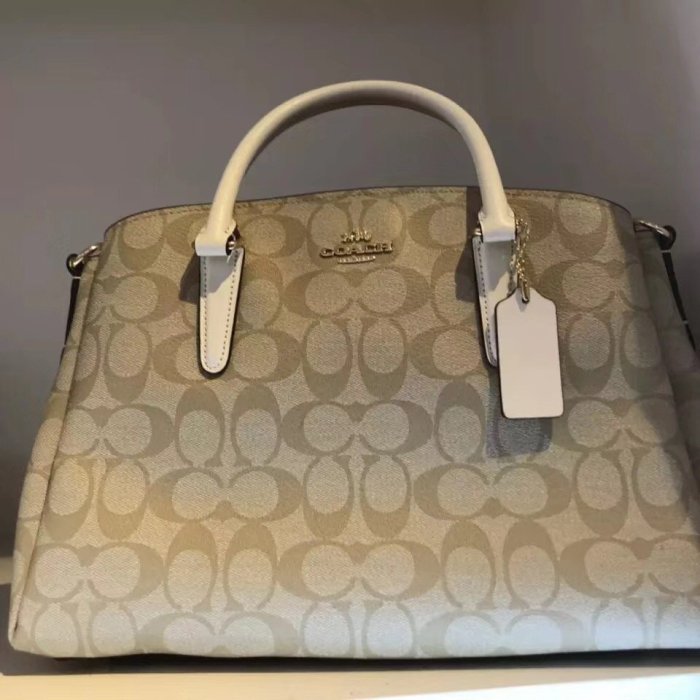 Woodbury Outlet Coach】 旗艦館COACH 29683 母親節特價包C紋皮革戴妃