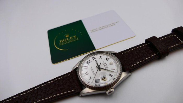 【美好時光】停產逸品ROLEX 1603罕見buckley印刷大羅馬面盤美品！RSC洗油保養完成！（ 1601 16014 16234參考）