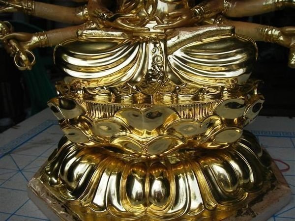 金箔膏貼金箔安金漆寺廟廟宇廟堂宮廟雕塑神像泥塑神像頭盔按金漆