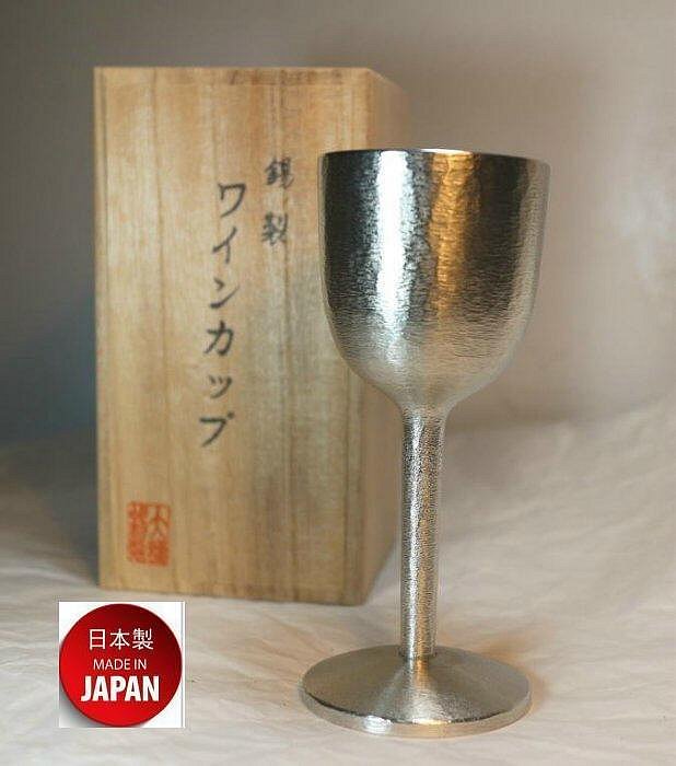 OSAKA SUZUKI~日本製造~大阪錫器~18-2-1~高腳杯~紅酒杯~130ml~超取免運