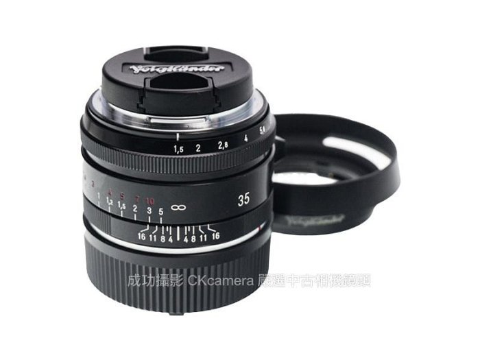 成功攝影Voigtlander NOKTON Vintage Line 35mm F1.5 ASPH Type II 黑