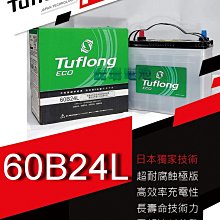 鋐瑞電池】日本日立Tuflong 60B24L 汽車電池ECO 充電制御系統55B24L