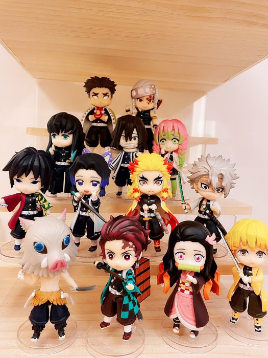 現貨🔥) Figuarts mini 鬼滅之刃9柱一套風柱，蟲柱，霞柱，水柱