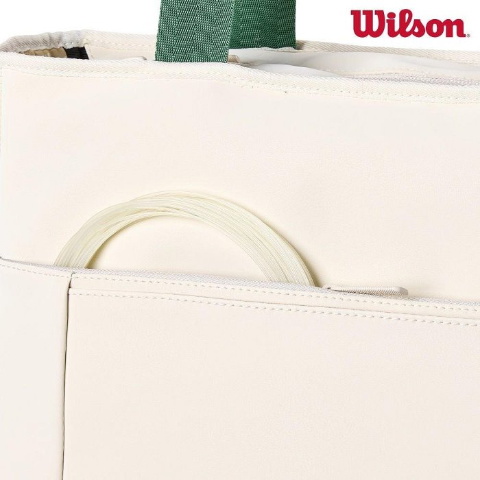 【曼森體育】Wilson ROLAND GARROS 2026 TENNIS TOTE Cream 托特包 米色 法網系列