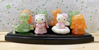 【震撼精品百貨】Hello Kitty 凱蒂貓~三麗鷗 KITTY 限定版造型積木/擺飾組合(8入附整理盒)#97326