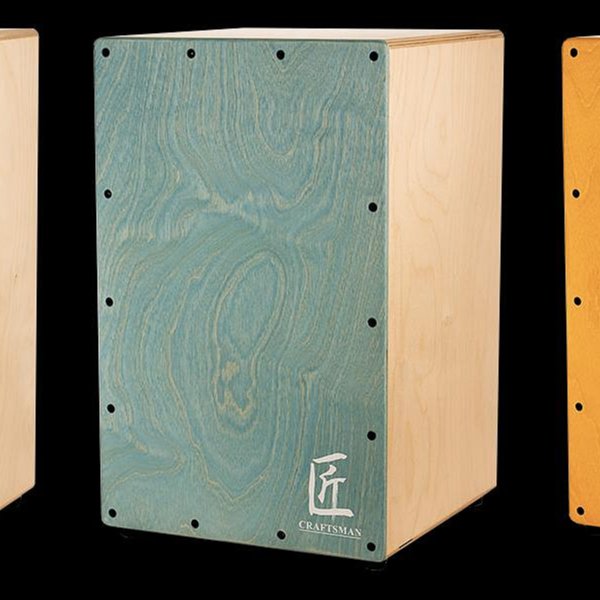 木製 鼓 約15cm 立昇樂器全新匠橘色木箱鼓CRAFTSMAN C-CJ1G 小鼓響線台灣製Cajon 初學