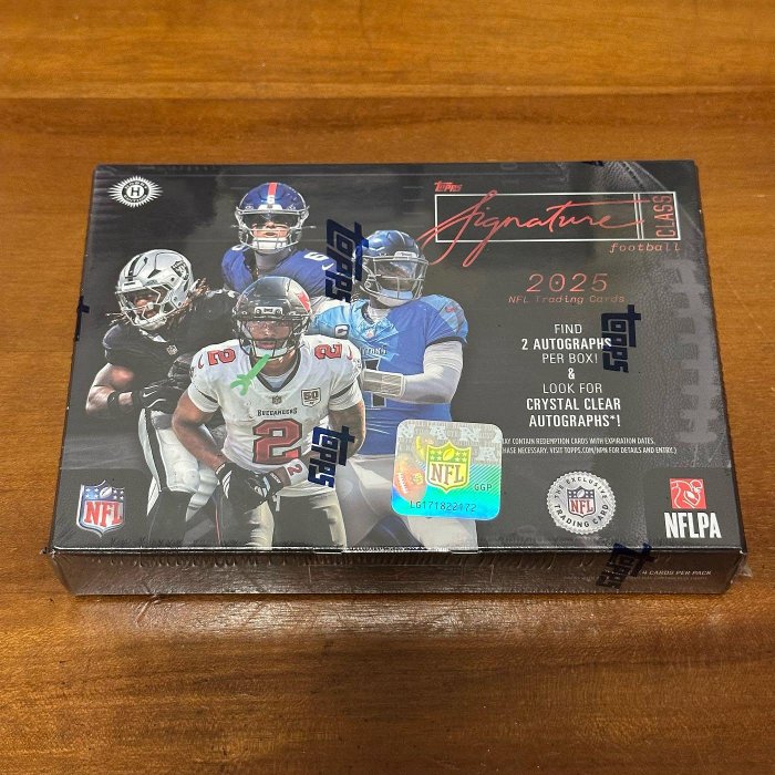 [現貨] 2025 Topps Signature Class NFL Hobby Box全新未拆一盒 拼 Cam Ward Jaxson Dart 簽名