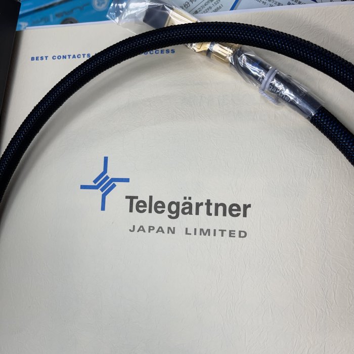 禾豐音響1.0m 德國Telegärtner MFP8 IE GOLD Audio LAN cable