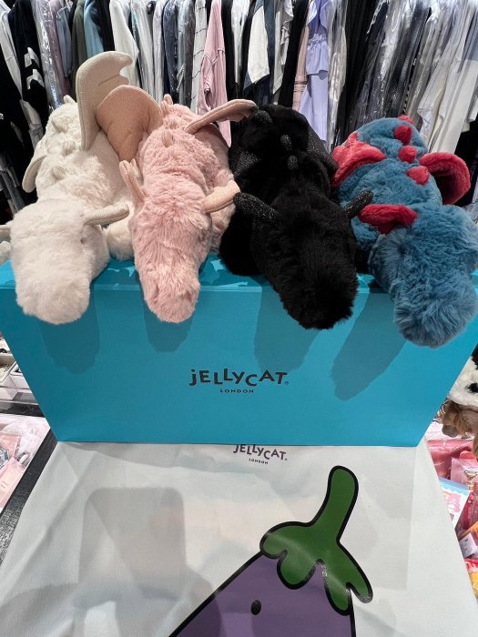 (NSG)國際批發物流---JELLYCAT 限定天空龍娃娃(紅藍/白/粉/黑)