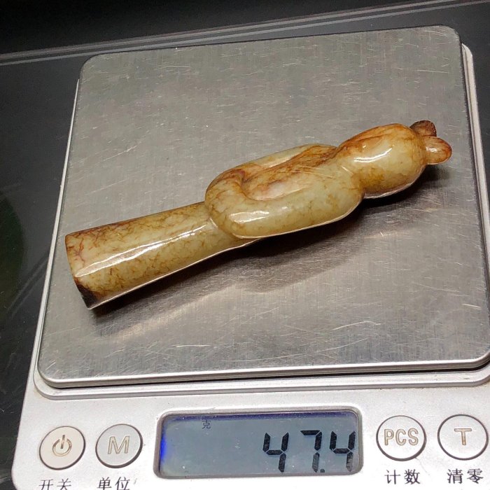 漢代玉人古玉人，玉料超級純！漢代的玉器在琢玉的技法和造型上是不斷的