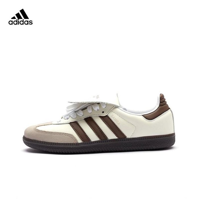 adidas gazelle silver green womens Adidas Samba Brown Brown Off White FZ5602 – juanma-shop main image 1
