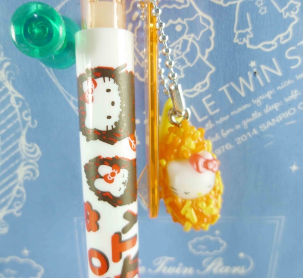 【震撼精品百貨】Hello Kitty 凱蒂貓~KITTY限定版原子筆-橘睡眠