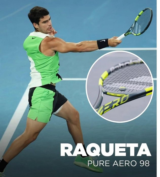 【曼森體育】Babolat Pure Aero Team 網球拍 Alcaraz 球王 配色款 285g 2026新款