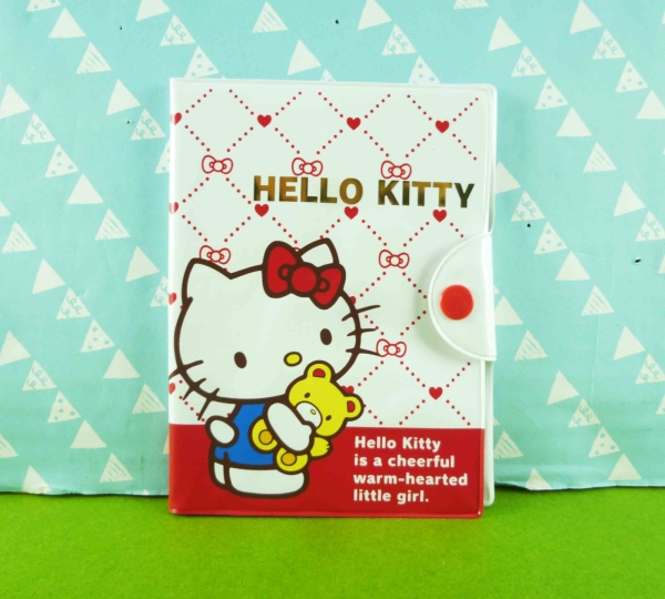 【震撼精品百貨】Hello Kitty 凱蒂貓~證件套~紅白熊【共1款】