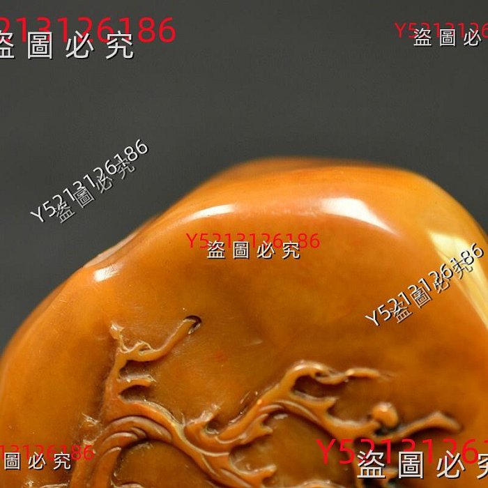 清時代 壽山石 甲申年六月篆刻家刻石 龍 獸 印章 手彫り 印鑑 印璽