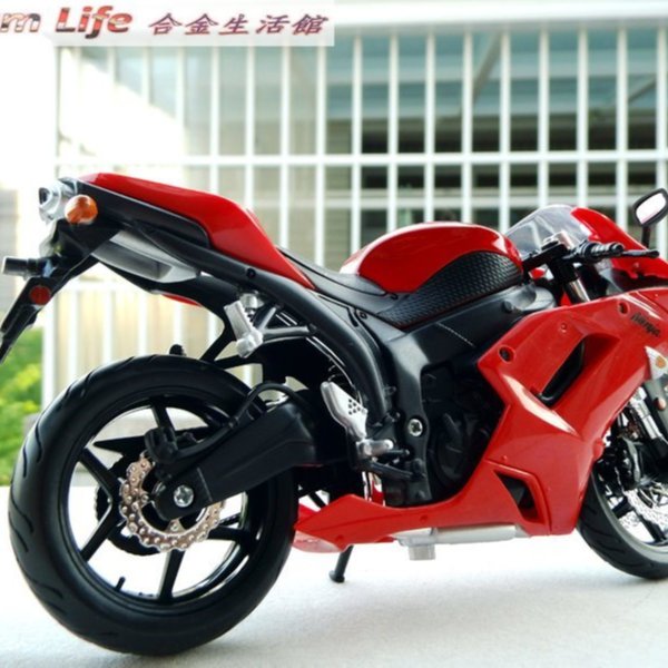 Maisto 精品】1:12 KAWASAKI NINJA ZX-6R 川崎跑車全新紅色,現貨