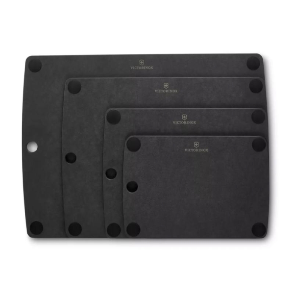 【Victorinox 瑞士維氏】多合一砧板 XS(25.4*17.8*0.6cm)-黑( 7.4124.3)