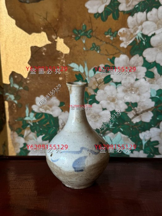 18世紀李朝白瓷染付雨漏鶴首瓶高麗青瓷李朝月亮罐德利李朝提燈壺收藏