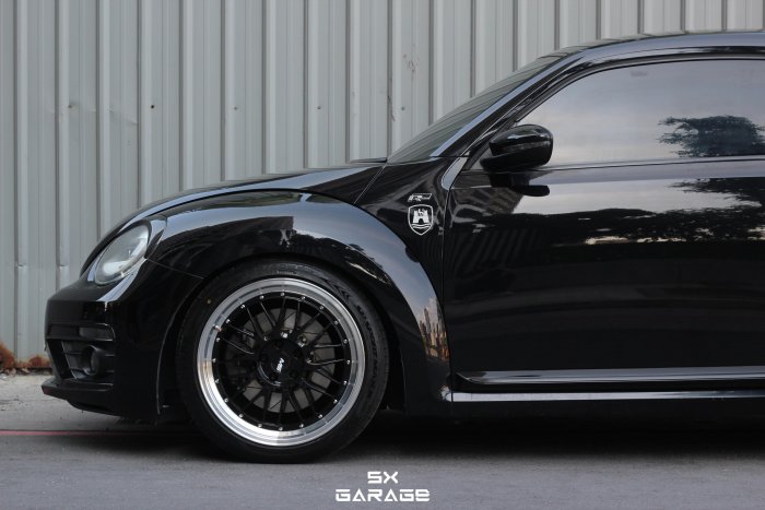 【超鑫國際】 MS MS823 19吋旋壓鋁圈  5孔108 5孔112 5孔114 類 BBS LM 福斯 Volkswagen Beetle 實裝圖